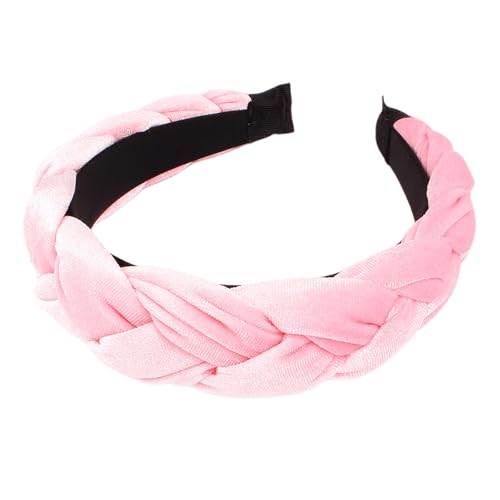 Haarreif Dirndl, Haarreifen Damen Elegant Haarreif Geflochten Stirnbänder Trachten Haarbänder Dirndl Samt Haarband Breit Hair Accessories Stirnband, Rosa, Einheitsgröße 8 Haarreif Dirndl, Haarreifen Damen Elegant Haarreif Geflochten Stirnbänder Trachten Haarbänder Dirndl Samt Haarband Breit Hair Accessories Stirnband, Rosa, Einheitsgröße 8 von Baiomawzh