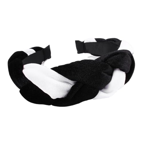 Haarreif Samt, Haarreifen Damen Elegant Haarreif Geflochten Stirnbänder Trachten Haarbänder Dirndl Samt Haarband Breit Hair Accessories Stirnband, Schwarz 1, Einheitsgröße 8 Haarreif Samt, Haarreifen Damen Elegant Haarreif Geflochten Stirnbänder Trachten Haarbänder Dirndl Samt Haarband Breit Hair Accessories Stirnband, Schwarz 1, Einheitsgröße 8 von Baiomawzh