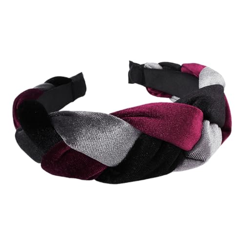 Samt Haarreif, Haarreifen Damen Elegant Haarreif Breit Stirnbänder Dirndl Samt Haarband Trachten Hair Accessories Geflochten Stirnband Haarbänder, Schwarz 4, Einheitsgröße 8 Samt Haarreif, Haarreifen Damen Elegant Haarreif Breit Stirnbänder Dirndl Samt Haarband Trachten Hair Accessories Geflochten Stirnband Haarbänder, Schwarz 4, Einheitsgröße 8 von Baiomawzh