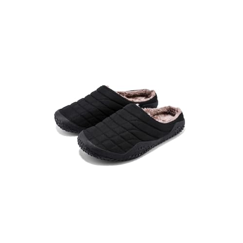 Baisacrafts Herren Ugg Hausschuhe Herbst und Winter Baumwolle Hausschuhe Herren Indoor Home Schuhe Anti-Rutsch und Warm Plüsch Damen Hausschuhe Home Style Winter, einfarbig, 44/45 EU von Baisacrafts