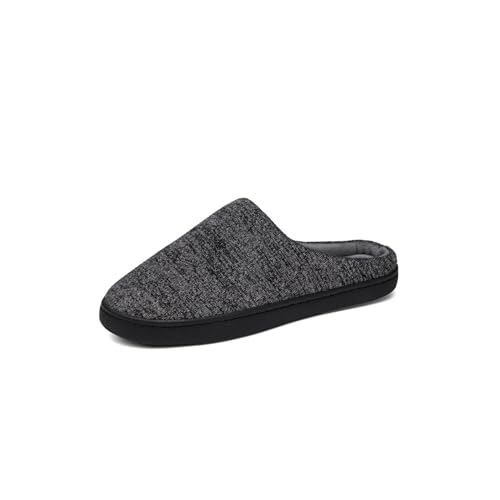 Baisacrafts Herren Ugg Hausschuhe Herbst und Winter Baumwolle Hausschuhe Indoor Freizeit One Step Baumwolle Hausschuhe Damen Einfarbig Baotou Baumwollschuhe, einfarbig, 44/45 EU von Baisacrafts
