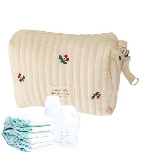 Bajbumgn Baby Stroller Storage Bag | Reisetasche Für Kinderwagen Mit Organizer,Multifunktionale Reißverschlusstasche Mit Großem Stauraum Für Flaschen Feuchttücher Handy Schlüssel Reinigungszubehör von Bajbumgn