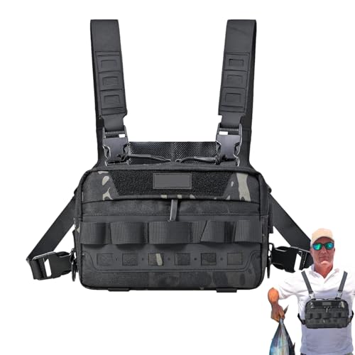 Bajbumgn Motorrad Brusttasche | Sport Brustgurt - Taschenweste mit Tragegurt für Joggen und Ausrüstungsaufbewahrung für Damen bei Outdoor Aktivitäten inklusive Jagen, Camping, Radfahren, Wandern und Bajbumgn Motorrad Brusttasche | Sport Brustgurt - Taschenweste mit Tragegurt für Joggen und Ausrüstungsaufbewahrung für Damen bei Outdoor Aktivitäten inklusive Jagen, Camping, Radfahren, Wandern und von Bajbumgn