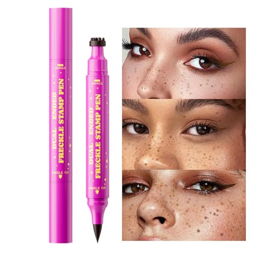 Bajbumgn Wasserdichte Sommersprossen,Makeup Punkt Stift | Wasserfeste 2 In 1 Kunstliche Sommersprossen Stempel Eyeliner Für Natürlichen Look Bajbumgn Wasserdichte Sommersprossen,Makeup Punkt Stift | Wasserfeste 2 In 1 Kunstliche Sommersprossen Stempel Eyeliner Für Natürlichen Look von Bajbumgn