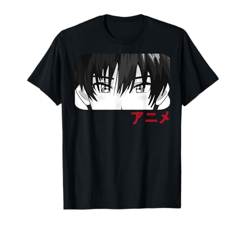 Anime Boy Face Manga Motiv Japan Serien Merch T-Shirt von Baka Kawaii Deko Design Idee