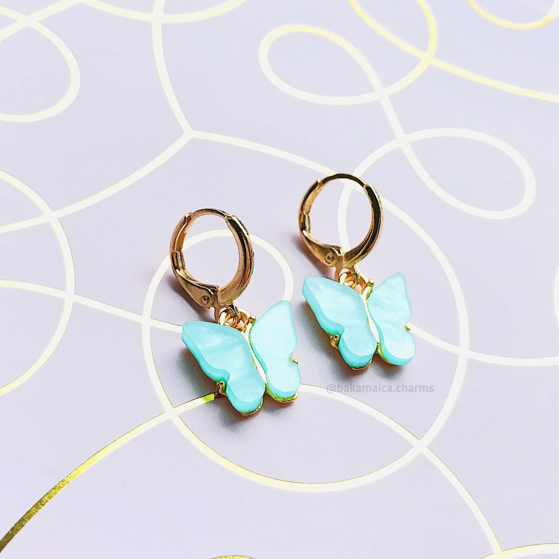 Schmetterling Ohrringe || Verschiedene Farben von BakaMaica