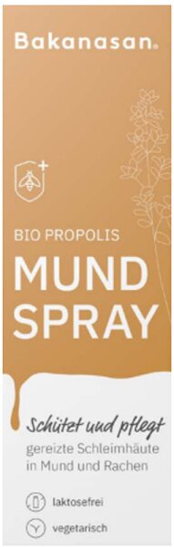 Bakanasan Aagaard Propolis Mundspray 15 ml Bakanasan Aagaard Propolis Mundspray 15 ml von Bakanasan