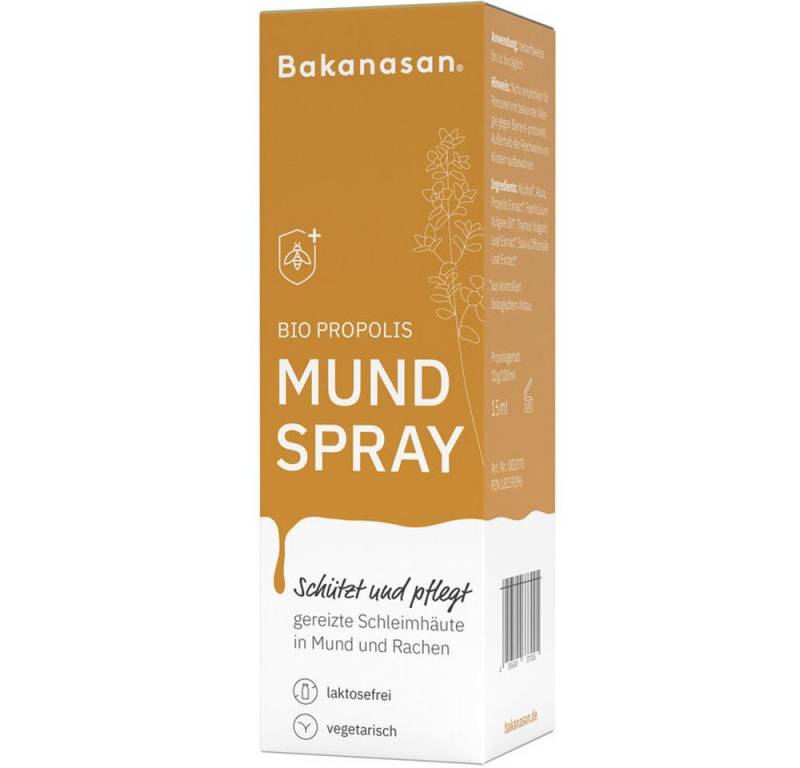 Bakanasan Mundspray Bio Propolis, 15 ml Bakanasan Mundspray Bio Propolis, 15 ml von Bakanasan
