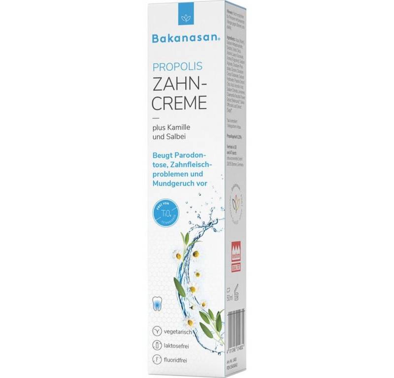 Bakanasan Zahnpasta Aagaard Propolis Zahncreme, 50 ml Bakanasan Zahnpasta Aagaard Propolis Zahncreme, 50 ml von Bakanasan