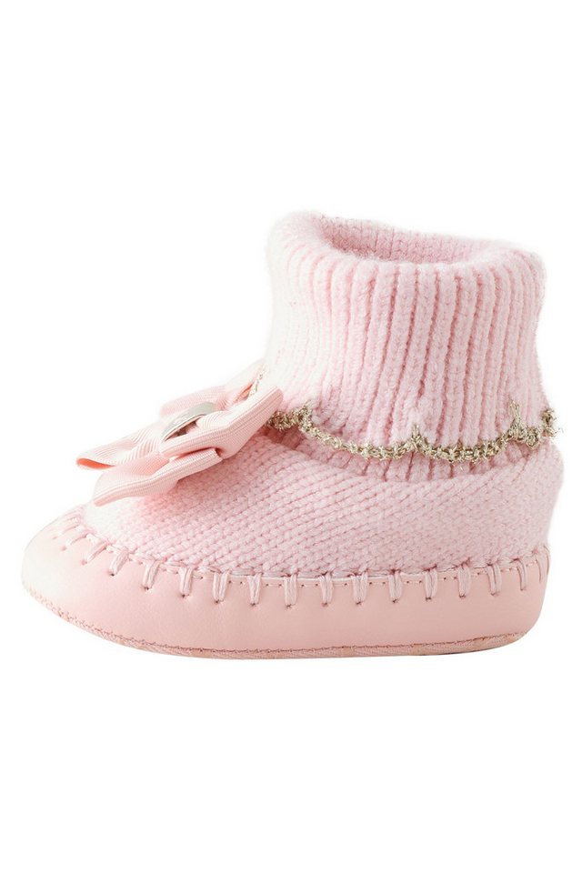 Baker by Ted Baker Baby Girl gestrickte Stiefelchen mit Schleife e Stiefel (1-tlg) von Baker by Ted Baker