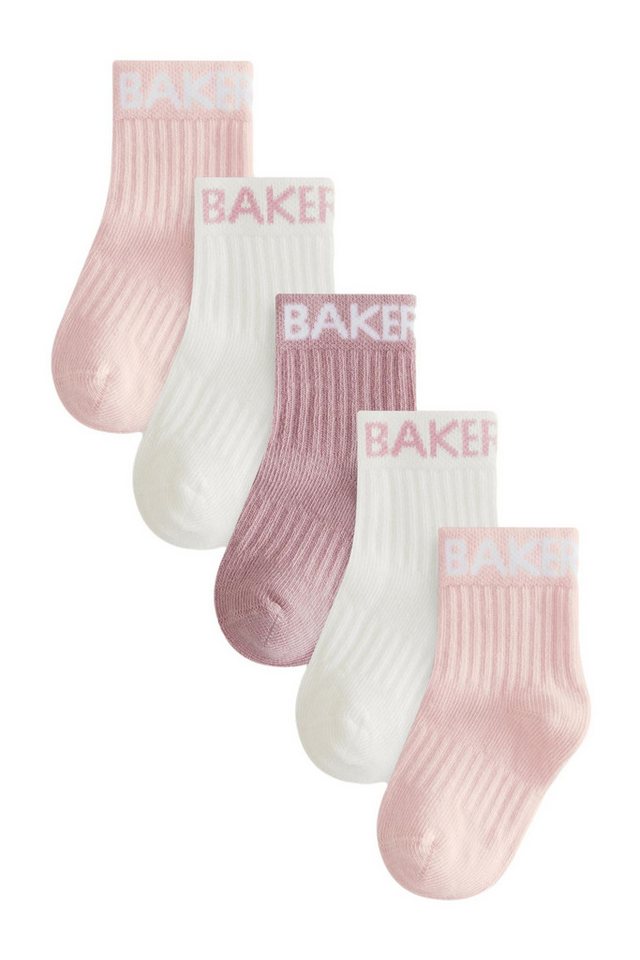 Baker by Ted Baker Basicsocken Baker by Ted Baker Socken mit Logo, 5er-Pack (1-Paar) von Baker by Ted Baker