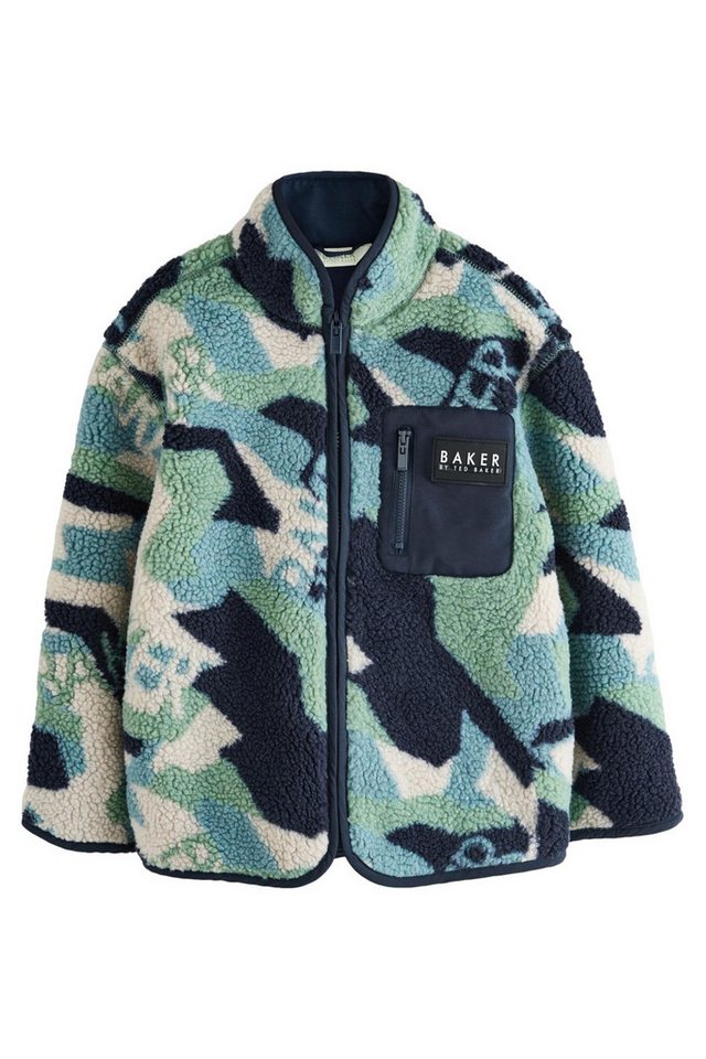 Baker by Ted Baker Fleecejacke Baker by Ted Baker Borg-Fleece mit Tarnmuster (1-St) von Baker by Ted Baker