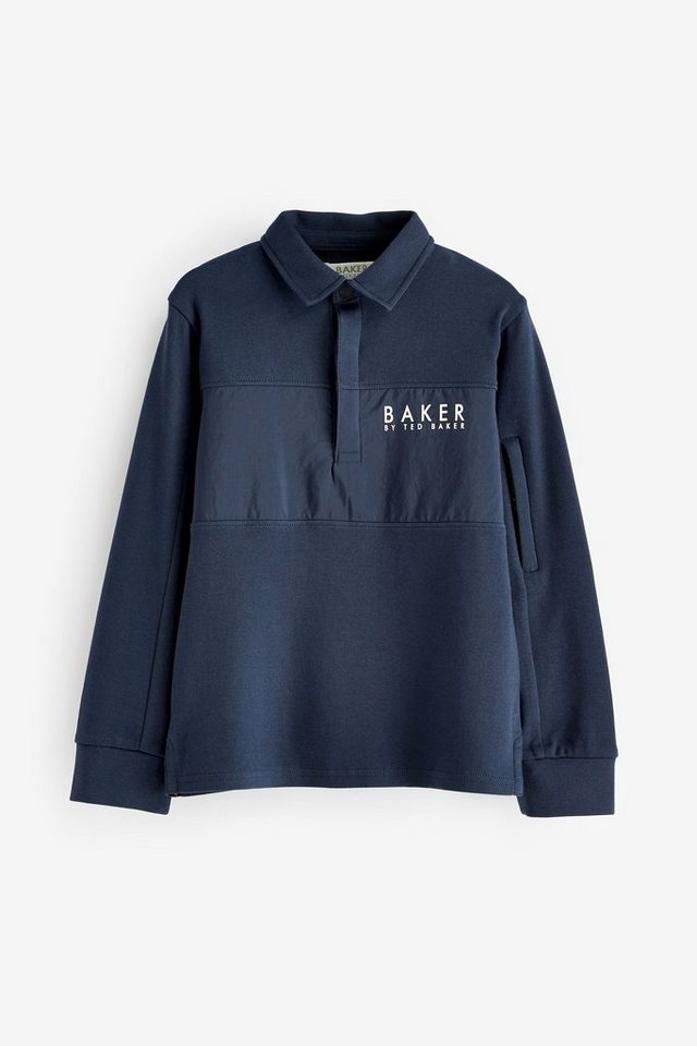 Baker by Ted Baker Langarm-Poloshirt Baker by Ted Baker Langarm-Poloshirt mit Einsatz (1-tlg) von Baker by Ted Baker