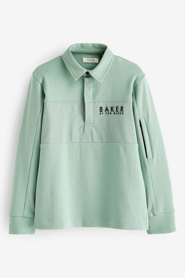 Baker by Ted Baker Langarm-Poloshirt Baker by Ted Baker Langarm-Poloshirt mit Einsatz (1-tlg) von Baker by Ted Baker