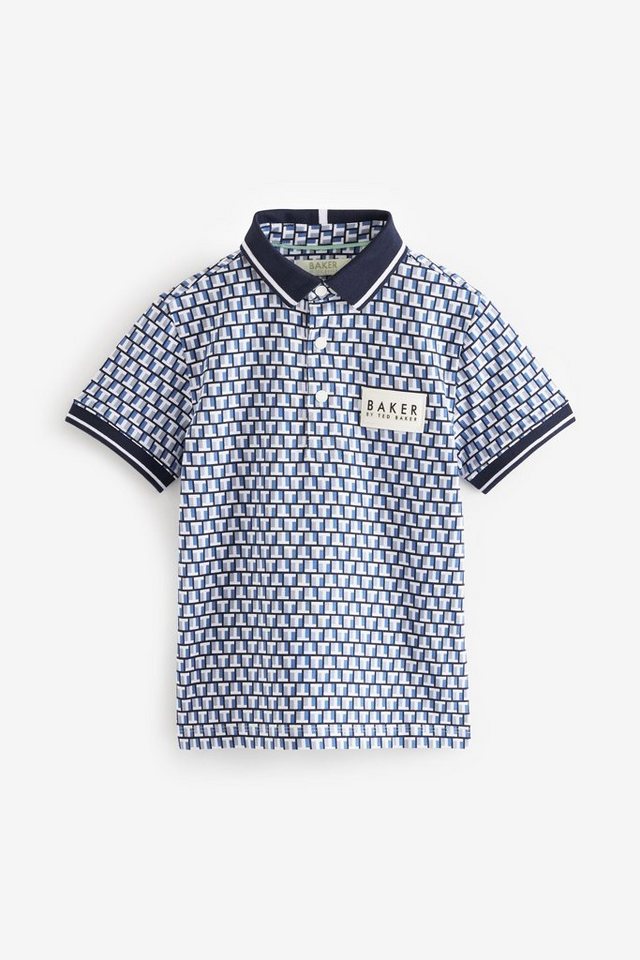 Baker by Ted Baker Poloshirt Baker by Ted Baker Poloshirt mit Geomuster (1-tlg) von Baker by Ted Baker