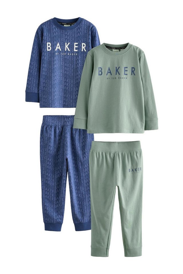 Baker by Ted Baker Pyjama Baker by Ted Baker 2er-Pack Schlafanzüge (4 tlg) von Baker by Ted Baker