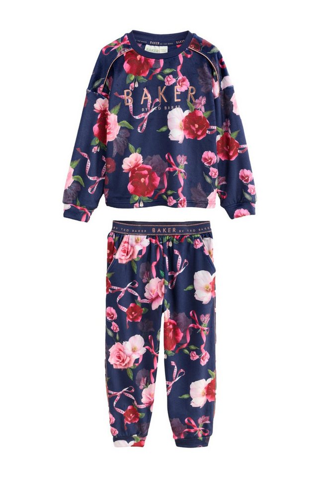 Baker by Ted Baker Pyjama Baker by Ted Baker Fleece-Schlafanzug, 2er-Set (2 tlg) von Baker by Ted Baker