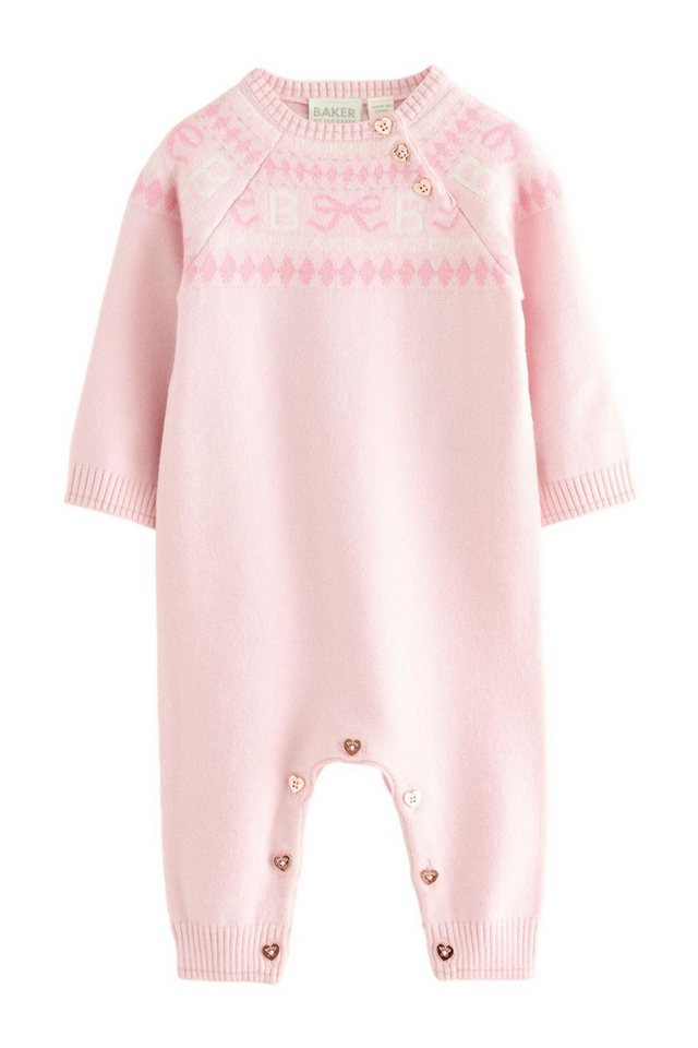 Baker by Ted Baker Strampler Baker by Ted Baker Strampler mit Fairisle-Strick (1-tlg) von Baker by Ted Baker