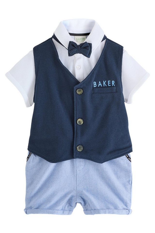 Baker by Ted Baker Strampler Baker by Ted Baker eleganter Strampler mit Fliege (3-tlg) von Baker by Ted Baker