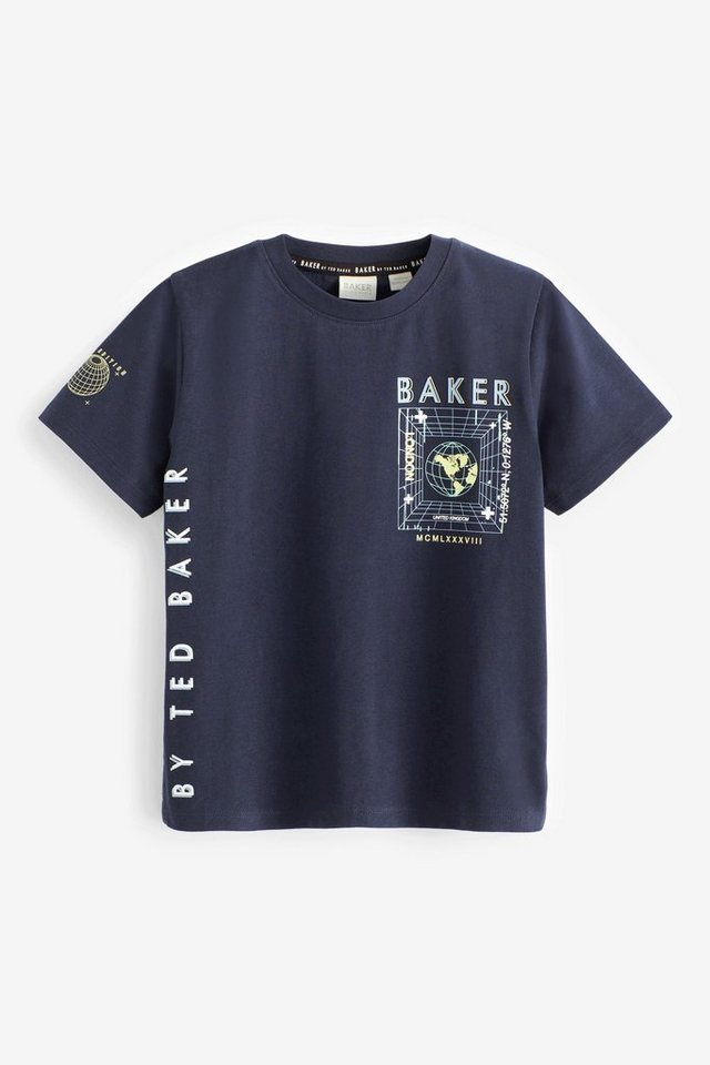 Baker by Ted Baker T-Shirt Baker by Ted Baker T-Shirt mit Grafik, Marineblau (1-tlg) von Baker by Ted Baker