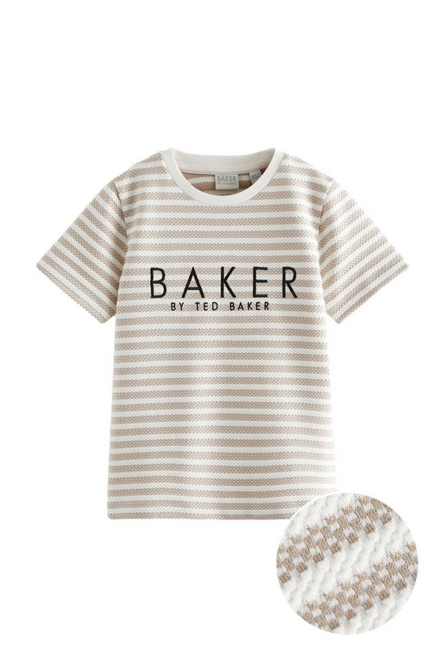 Baker by Ted Baker T-Shirt Baker by Ted Baker T-Shirt mit Strukturstreifen (1-tlg) von Baker by Ted Baker