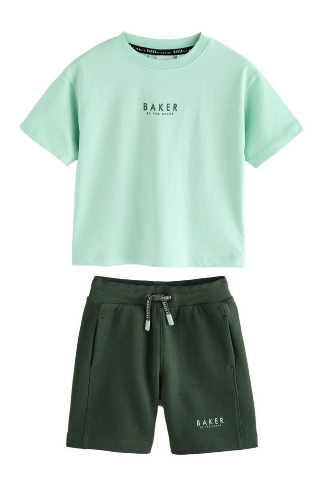 Baker by Ted Baker T-Shirt & Shorts Baker by Ted Baker Oversized Fit 100 % Baumwolle (2-tlg) von Baker by Ted Baker