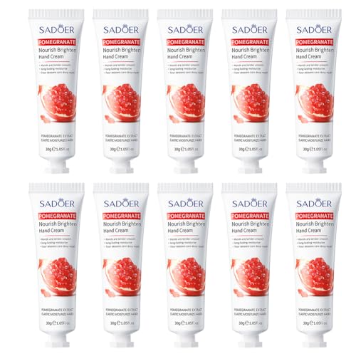 Aufhellende Handcreme 30 g x 10 Stück Feuchtigkeitsspendende Handcreme für jeden Tag Halten Sie Ihre Hände geschmeidig und zart Tiefenpflegende Handlotion Nicht fettende Handcreme von BakerMiche