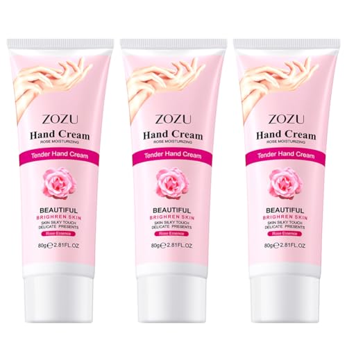 Handcreme für sehr trockene Hände und arbeitende Hände 80 g x 3 Stück Ultra feuchtigkeitsspendendes und tiefenwirksam nährendes reparierendes Handcreme Set Geeignet für alle Hauttypen von BakerMiche