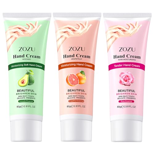 Handcreme für sehr trockene Hände und arbeitende Hände 80 g x 3 Stück Ultra feuchtigkeitsspendendes und tiefenwirksam nährendes reparierendes Handcreme Set Geeignet für alle Hauttypen von BakerMiche