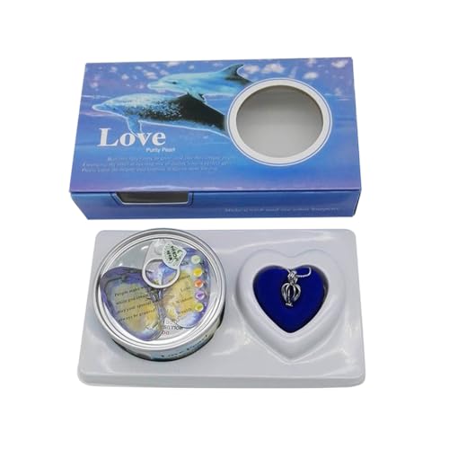 Wunschperlen Halsketten Kit für Kinder und Erwachsene Make a Wish Perlen Halskette Love Creations Kit DIY Austernperlen Halsketten Kit mit Herzkäfig Medaillon Anhänger Halskette von BakerMiche