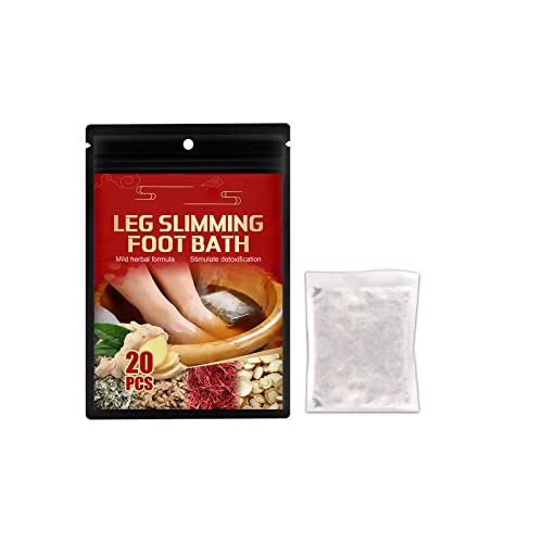 Natürliches Kraut Fußbad Beutel Chinesische Kräuter Fußbad Beutel Männer Frauen Kräuterextrakt Fußbad Packung Kräuter-Wermut Vertreiben Kälte Fußbad Therapie Entspannungspaket für Fußpediküre Spa von BakerMiche