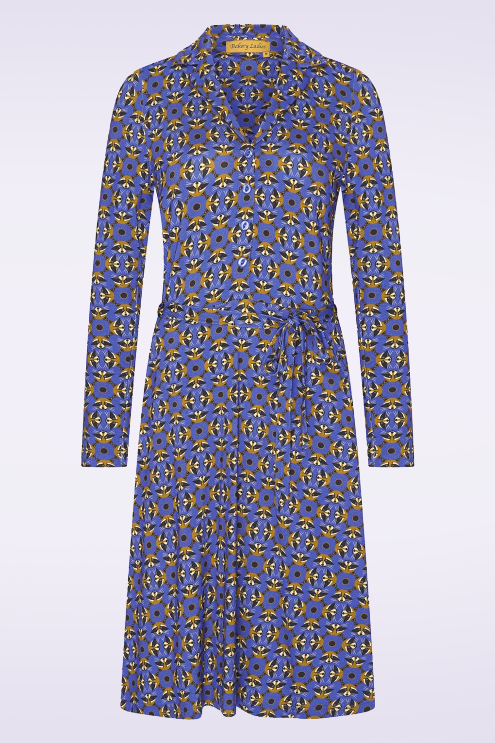 Marly Raccoon Polo Dress in Sapphire Blue Marly Raccoon Polo Dress in Sapphire Blue von Bakery Ladies
