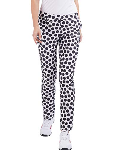 Damen Golfhose Stretch Gerade Leicht Atmungsaktiv Twill Arbeit Chino Damen Hose, Gepunktet, 48 Damen Golfhose Stretch Gerade Leicht Atmungsaktiv Twill Arbeit Chino Damen Hose, Gepunktet, 48 von Bakery