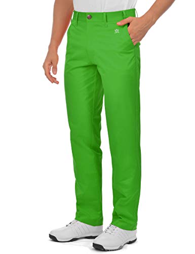 Herren-Golfhose, Stretch-Taille, schmale Passform, konisch, klassische Passform, Grün , 52 Herren-Golfhose, Stretch-Taille, schmale Passform, konisch, klassische Passform, Grün , 52 von Bakery