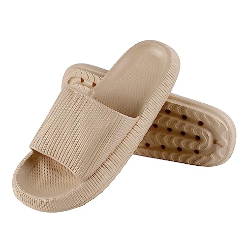 Baketron Cozislides Original Damen Hausschuhe,Badelatschen Wolkenschuhe,Badeschlappen Cloudyzz Schlappen Wolke Badeschuhe EVA Home Slippers Weich Rutschfeste Unisex Dicke Sohle Strand Sandalen von Baketron