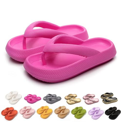 Baketron Flip Flops Damen Weich EVA Badelatschen Sandalen Sommer Strand Zehentrenner Rutschfest Badesandalen Unisex Herren Wolken Hausschuh Schlappen Slippers von Baketron