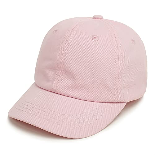 Bakicey Baby Kinder Baseball Cap Kappe Hiphop Kinder Baseballmütze Jungen Mädchen Mütze Baseball Cap Cartoon Drucken Hut Kappe Sonnenblende Flache Hut Baseballkappe (52, Hell-Pink) von Bakicey