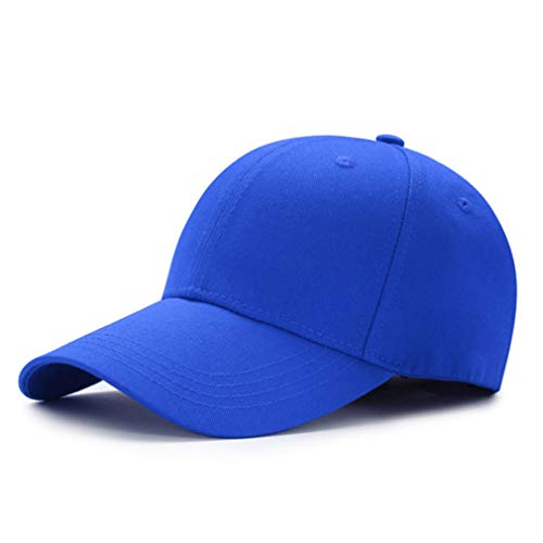 Bakicey Baseball Cap Unisex - Kappe Aus Baumwolle für Erwachsene, Casual Reine Farbe Baseboard Mütze Verstellbar für Damen Und Herren (Blau) von Bakicey