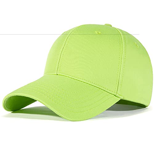Bakicey Baseball Cap Unisex - Kappe Aus Baumwolle Für Erwachsene, Casual Reine Farbe Baseboard Mütze Verstellbar Für Damen Und Herren (Weidengrün) von Bakicey