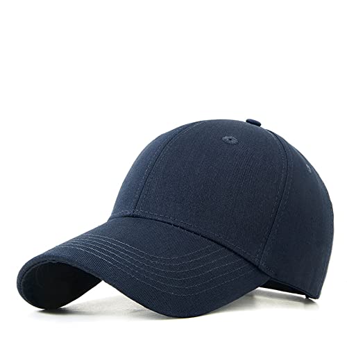 Bakicey Baseball Cap Unisex - Outdoor Sonnenhut Damen Herren Baumwolle Mütze Erwachsene Casual Hip Hop Baseboard Kappe Verstellbar (Dunkelblau) von Bakicey