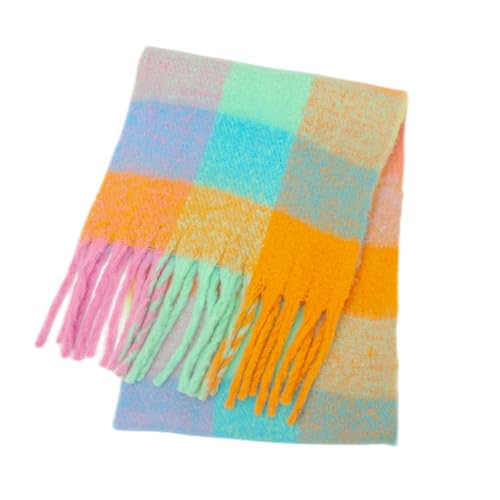 Bakicey Damen Schal Warm Dichter Bartfarbe Vier-Gitter-Schal Herbst Winter Verdickt Doppelseitig Kariert Frauen Halstuch Deckenschal Hals Scarf Poncho Cape Bakicey Damen Schal Warm Dichter Bartfarbe Vier-Gitter-Schal Herbst Winter Verdickt Doppelseitig Kariert Frauen Halstuch Deckenschal Hals Scarf Poncho Cape von Bakicey