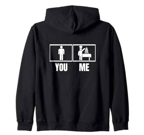 Baking Proud Funny Men Baker Kapuzenjacke von Baking Gifts For Women And Men And Baking Lovers