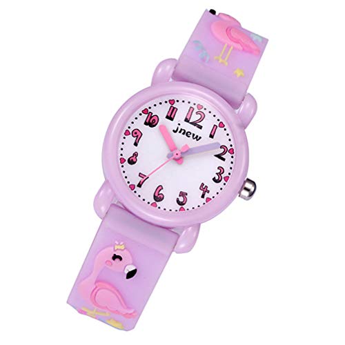 balacoo 1stk Mädchenuhren Kinderuhren Cartoon-Uhr Für Kinder Armbanduhr Für Kinder wasserdichte Kinderuhr Kinder Mädchen Uhren Armbanduhr Für Mädchen Kinderzeitlehreruhr Mode Violett 3D von balacoo