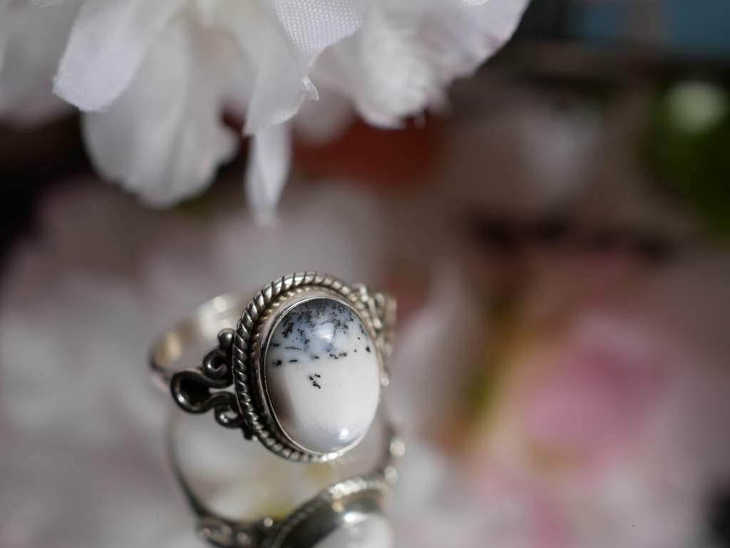 Handgemachte Dendriten Opal Ring von BalajiJewels