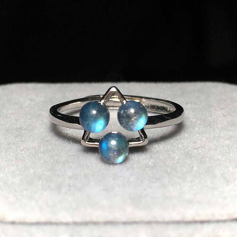 Stern Labradorit Ring 925 Sterling Silber Edelstein Schmuck von BalajiJewels