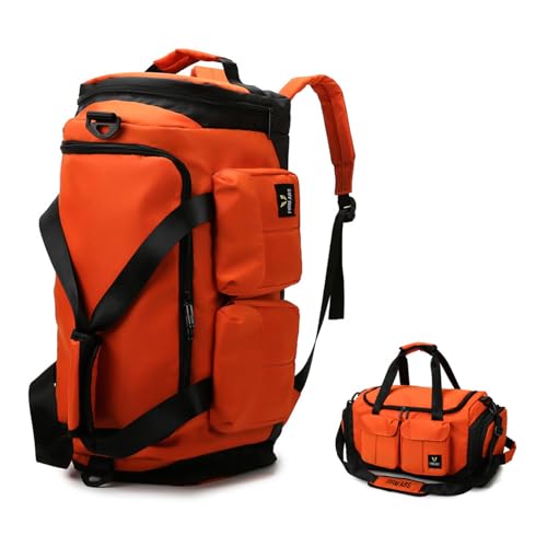 Balakaka 35L Sporttasche Reisetasche mit Verstellbarer Schultergurt, 6 in 1 Wasserdicht Weekender Bag mit Schuhfach & Nassfach, Handgepäck Tasche Trainingstasche für Herren Damen Reise Fitness Yoga von Balakaka