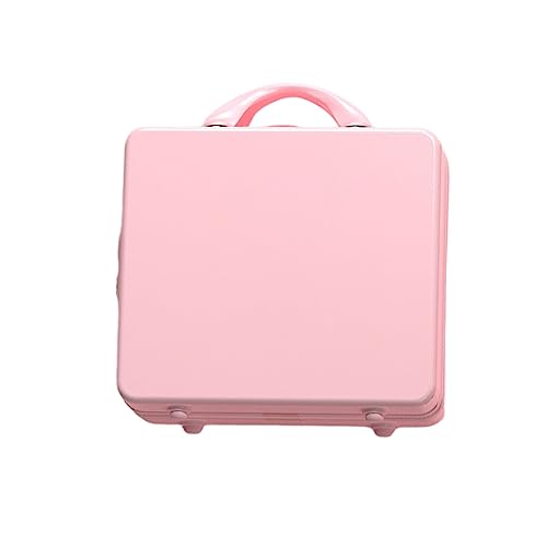 Balakaka Kosmetikkoffer mit Schloss, Kosmetiktasche für Frau und Mädchen, 14-Zoll Kosmetiktasche für Reise handgepäck Mädchen rosa von Balakaka