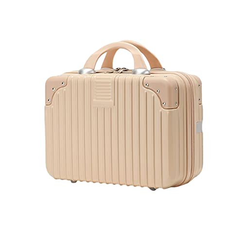 Balakaka Kosmetikkoffer Wasserdicht Schminktasche Leichter Handgepäck Beauty Case mit Handgriff und Reißverschluss, Damen Verschleißfest Hartschale Kulturtasche für Reise Ausflug, Rosa von Balakaka