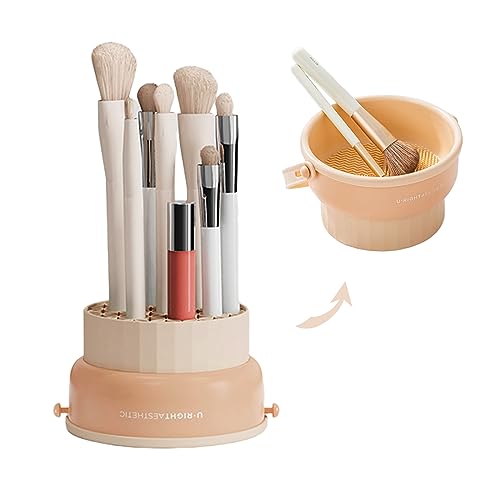 Balakaka Make-up Pinselreiniger 3 in 1 für Frauen,Make-up Pinsel Reinigungs Matte Tragbares Waschwerkzeug,Schminkpinsel Reinigungsmatte für Mädchen von Balakaka