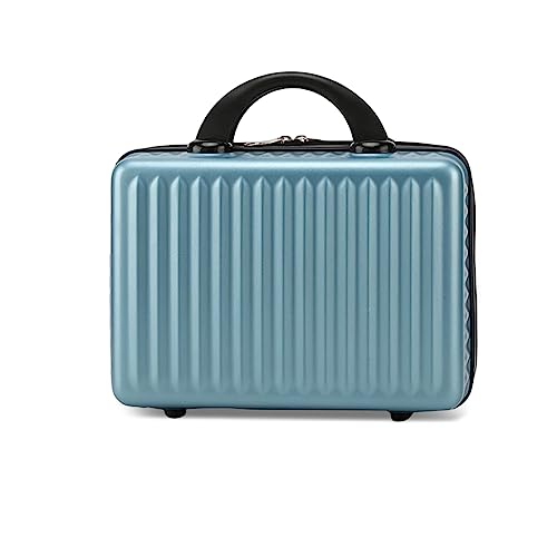 Balakaka Kosmetikkoffer Hartschale Klein Beautycase Damen Handgepäck Beauty Case mit Handgriff und Reißverschluss Tragbare Make up Organisatorbox, Kulturtasche auf Trolley aufsteckbar von Balakaka